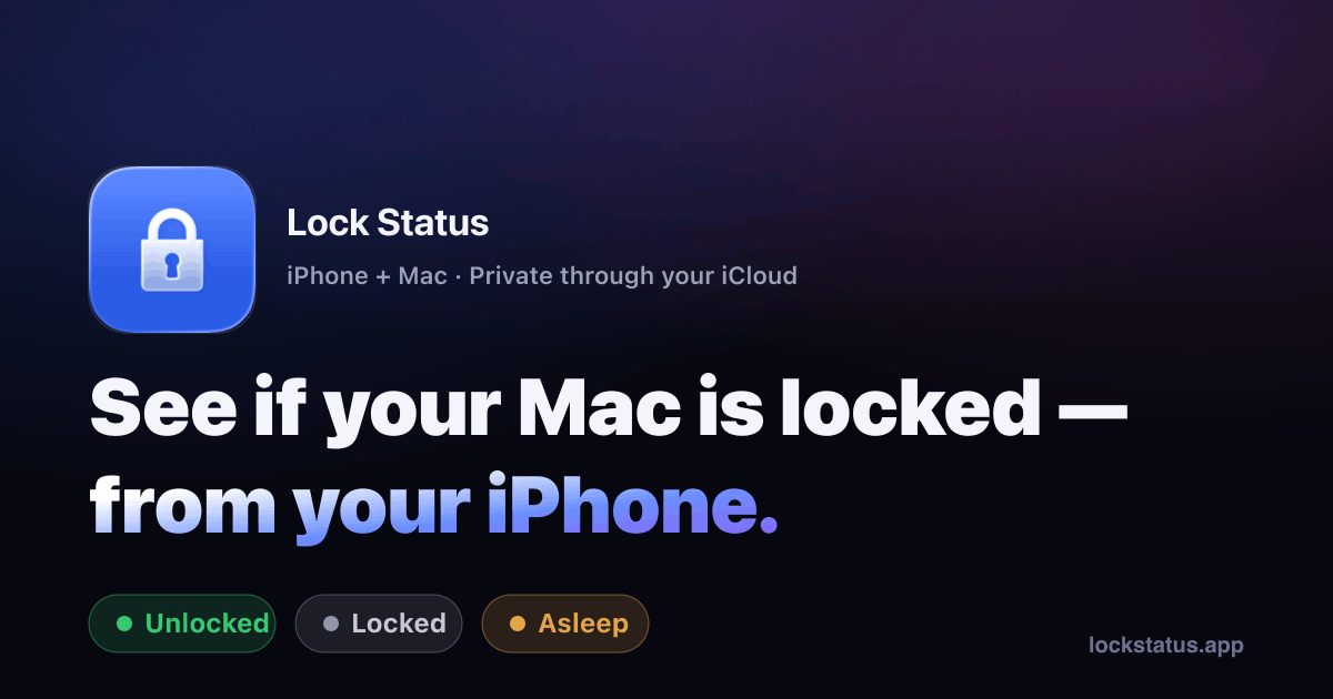 Lock Status screenshot 1